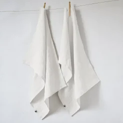 L'Effet Papillon 2 essuie-vaisselle 50 x 70 cm SOLINE Craie* Serviette De Bain