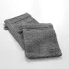 Douceur D'Intérieur 2 gants de toilette 15 x 21 cm eponge unie tendresse Anthracite* Serviette De Toilette