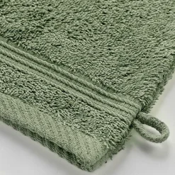 Douceur D'Intérieur 2 gants de toilette 15 x 21 cm eponge unie tendresse Fougere