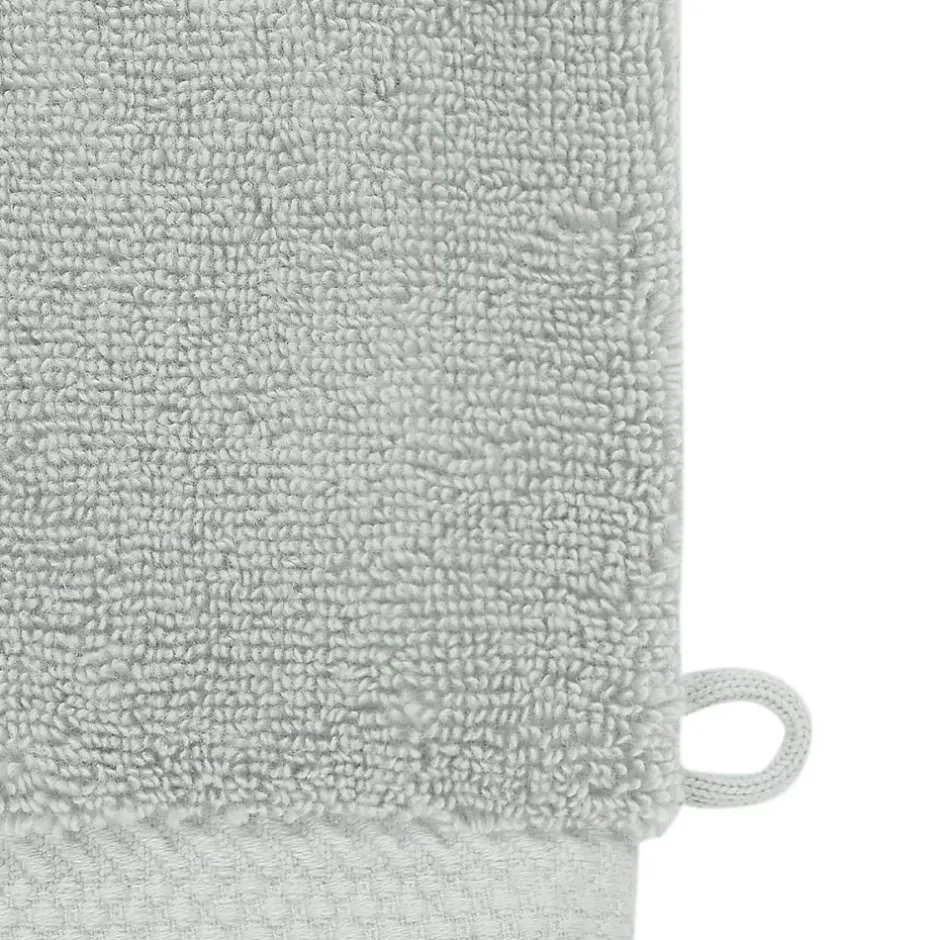 Sensei Maison 3 gants de toilette Zéro Twist 560 g/m² Gris Perle 16x22 cm SENSOFT* Gant De Toilette