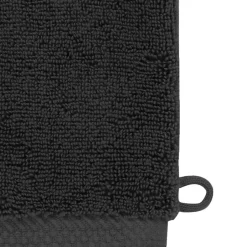 Sensei Maison 3 gants de toilette Zéro Twist 560 g/m² Noir 16x22 cm SENSOFT* Gant De Toilette