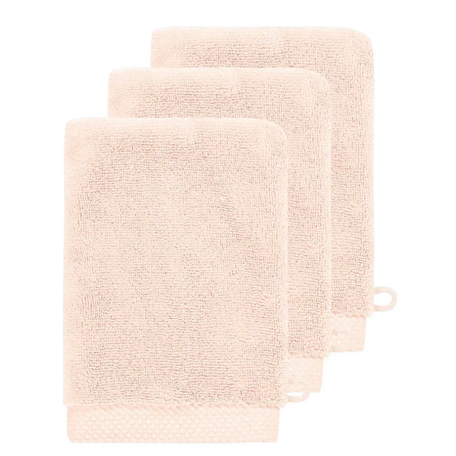 Sensei Maison 3 gants de toilette Zéro Twist 560 g/m² Poudre 16x22 cm SENSOFT