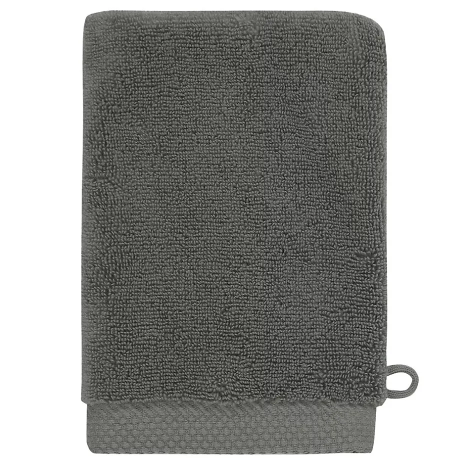 Sensei Maison 3 gants de toilette Zéro Twist 560 g/m² Anthracite 16x22 cm SENSOFT