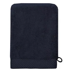 Sensei Maison 3 gants de toilette Zéro Twist 560 g/m² Bleu Nuit 16x22 cm SENSOFT