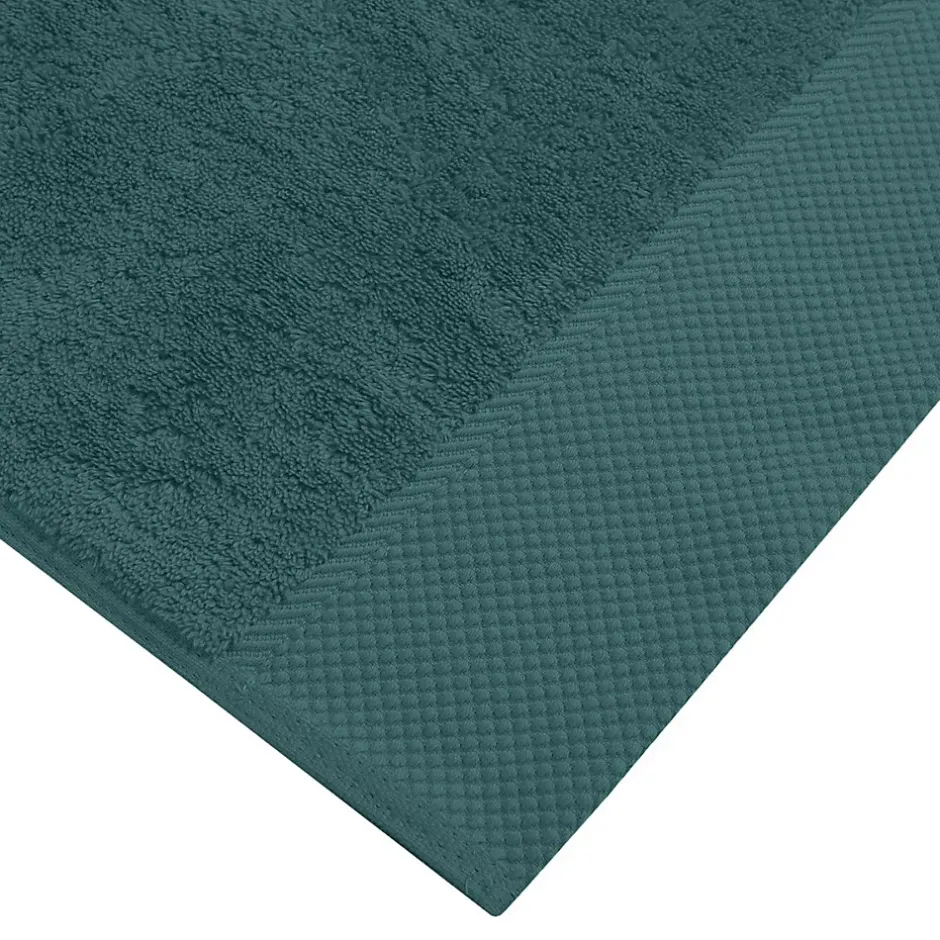 Sensei Maison 3 grandes serviettes invité Zéro Twist 560 g/m² Petrol 40x60 cm SENSOFT