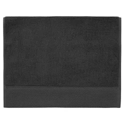 Sensei Maison 3 grandes serviettes invité Zéro Twist 560 g/m² Noir 40x60 cm SENSOFT* Serviette De Toilette