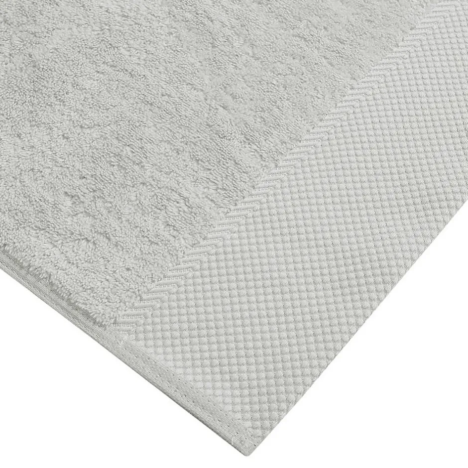 Sensei Maison 3 grandes serviettes invité Zéro Twist 560 g/m² Gris Perle 40x60 cm SENSOFT