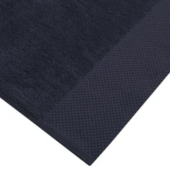Sensei Maison 3 grandes serviettes invité Zéro Twist 560 g/m² Bleu Nuit 40x60 cm SENSOFT* Serviette De Toilette