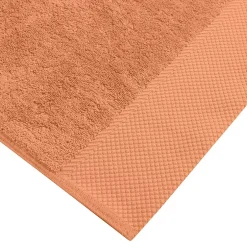 Sensei Maison 3 grandes serviettes invité Zéro Twist 560 g/m² Brique 40x60 cm SENSOFT* Serviette De Toilette