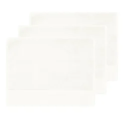 Sensei Maison 3 grandes serviettes invité Zéro Twist 560 g/m² Ecru 40x60 cm SENSOFT