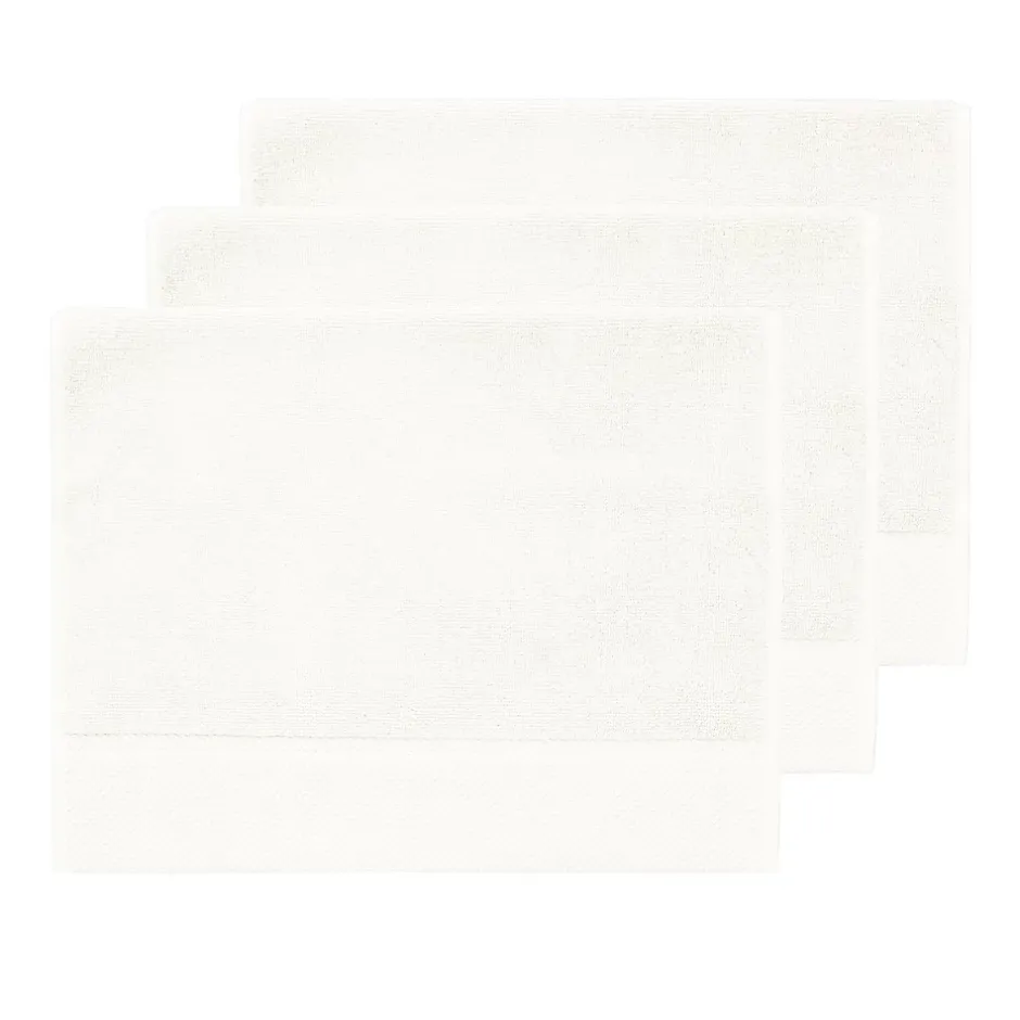 Sensei Maison 3 grandes serviettes invité Zéro Twist 560 g/m² Ecru 40x60 cm SENSOFT