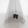Aurlane 2 joints magnétiques en angle l.200 cm pour porte et paroi de douche coulissante 5 mm,