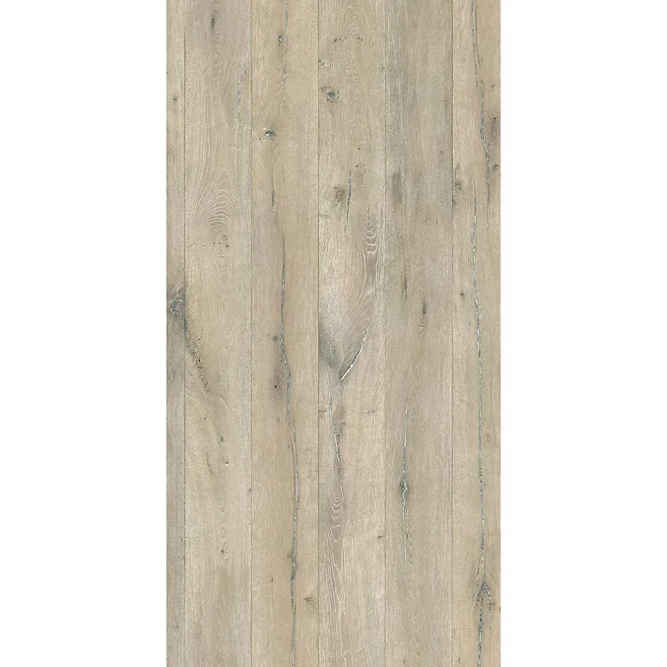 Schulte 2 panneaux muraux de salle de bains l.100 x H.210 cm, effet chêne vieilli, DecoDesign