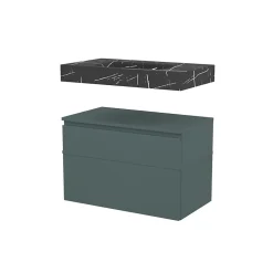 Ipiemme SRL 2 équerres de fixation en métal pour plan vasque Stonetec