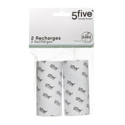 5Five 2 recharges brosse à vêtements -