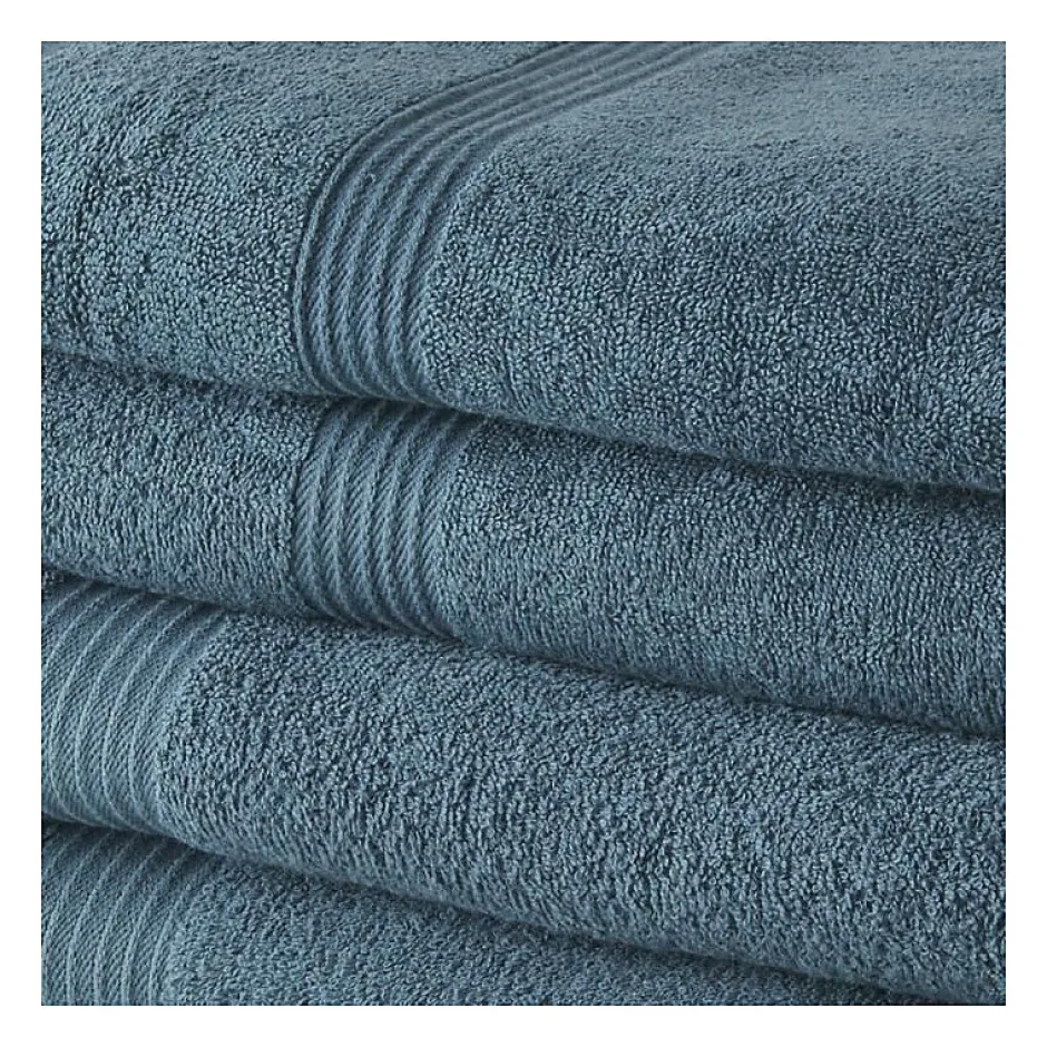 Todays Tools 2 Serviettes de bain TODAY 50x90 + 2 Draps de bain 70x130 cm 100% Coton - Paon* Serviette De Bain