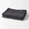 Todays Tools 2 serviettes de toilette 50 x 90 cm 100% Coton coloris fusain* Serviette De Bain