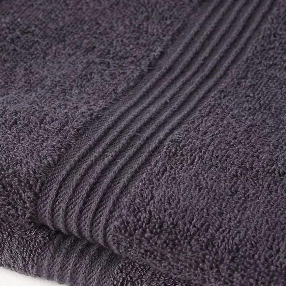 Todays Tools 2 serviettes de toilette 50 x 90 cm 100% Coton coloris fusain* Serviette De Bain