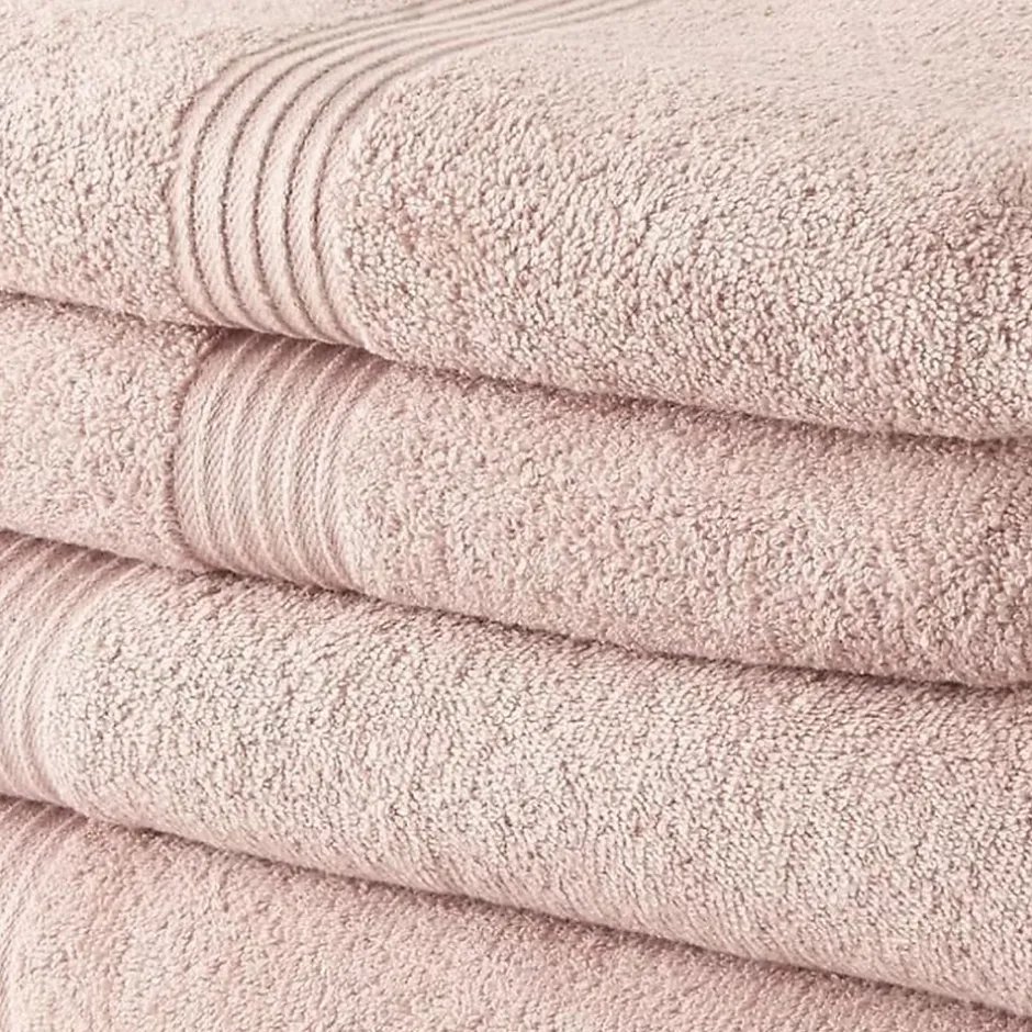 Todays Tools 2 Serviettes de toilette TODAY 50x90 + 2 Draps de bain 70x130 cm 100% Coton - Roses des sables* Serviette De Bain
