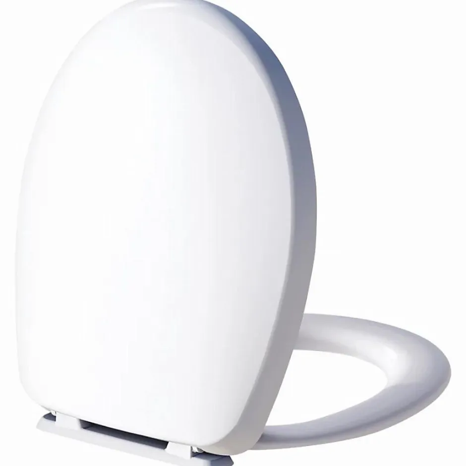 Generique Abattant - Dubourgel - Orly 2 - Blanc - Polypropylène incassable - Fixation rapide