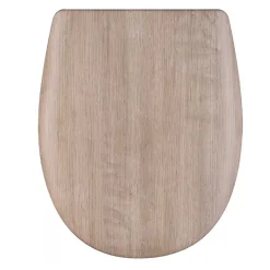 Olfa Abattant déclipsable - Effet bois naturel (46.5x36 cm - Beige)* Abattant Wc