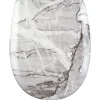 Olfa Abattant déclipsable au style marbré (38x49.5 cm - Gris clair)* Abattant Wc