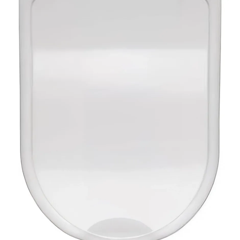 Sanindusa Abattant de WC a ouverture frontale PMR normes handicapé New WC Care blanc
