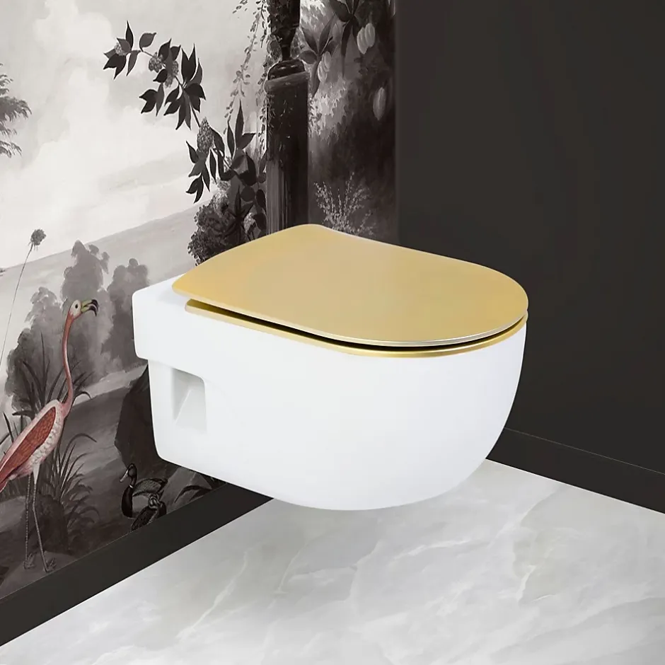 Olfa Abattant double déclipsable à l'allure précieuse (38x49.5 cm - Jaune soleil)
