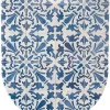 Olfa Abattant Double Déclipsable Motif "Azulejos " (47x36.5 cm - Bleu brillant)