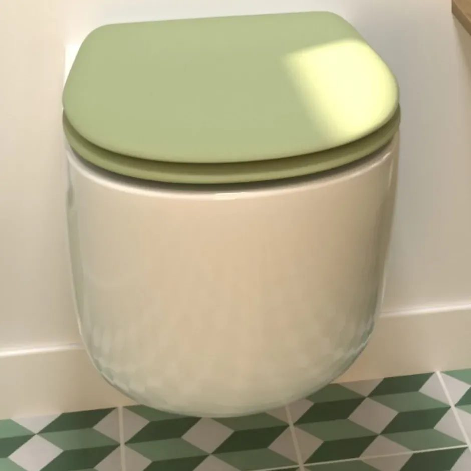 Olfa Abattant uni et déclipsable (36x46 cm - Vert tilleul)* Abattant Wc