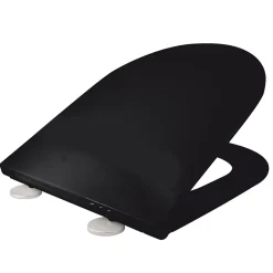 Gelco Design Abattant pour wc déclipsable flat noir* Abattant Wc