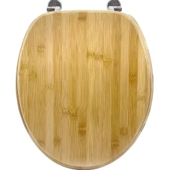 Gelco Design Abattant pour wc en bambou charnières métal* Abattant Wc
