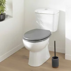 Douceur D'Intérieur Abattant wc - Effet béton (46x37 cm - Gris)