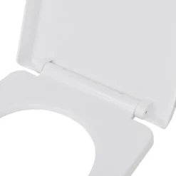 Vidaxl Abattant WC à fermeture en douceur Libération rapide Carré* Abattant Wc