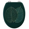 Douceur D'Intérieur Abattant WC 37.5 x 46 cm en MDF imprimé Jade