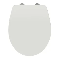 Allibert Abattant WC Slimeo en Thermodur coloris blanc brillant avec frein de chute