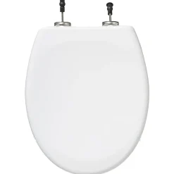 5Five Abattant WC antibactérien blanc à clipser avec frein de chute* Abattant Wc
