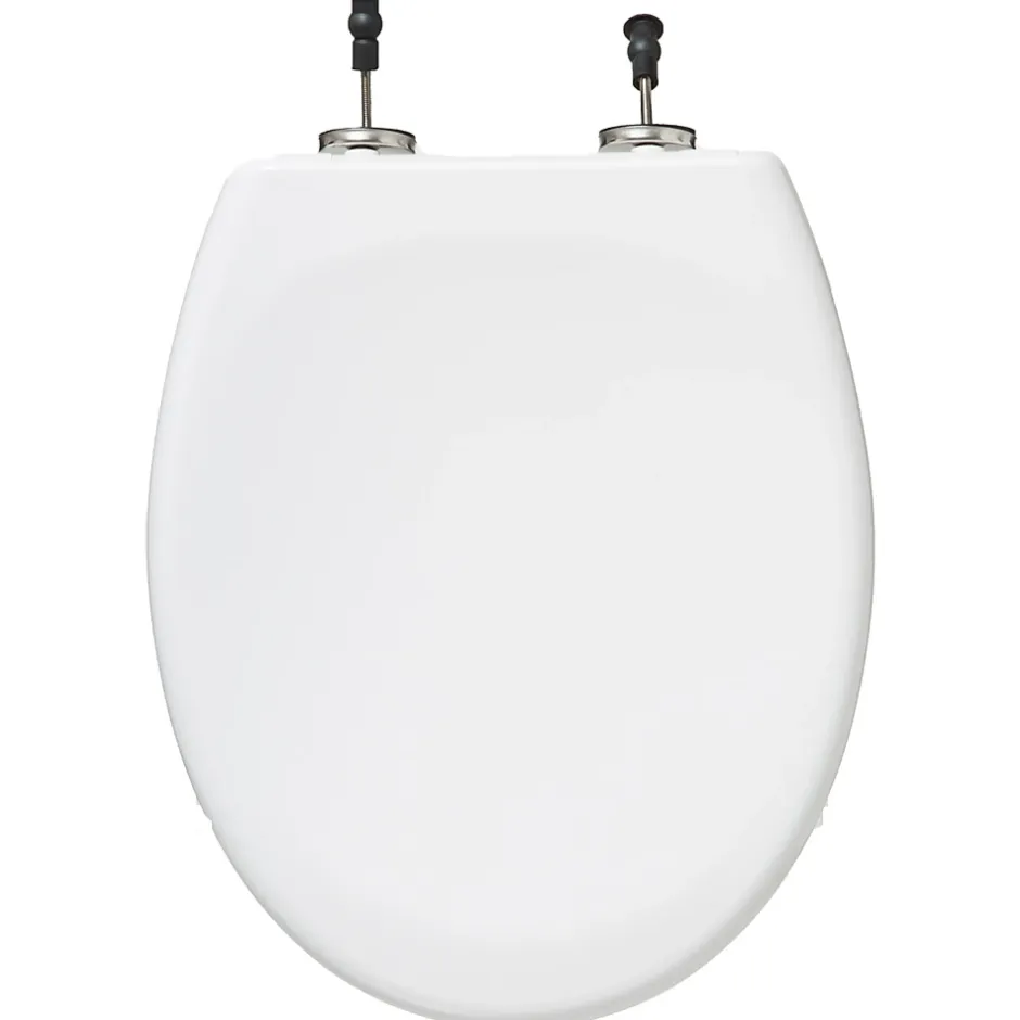 5Five Abattant WC antibactérien blanc à clipser avec frein de chute* Abattant Wc
