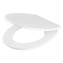 GoodHome Abattant WC avec frein de fermeture, blanc, Morava* Abattant Wc