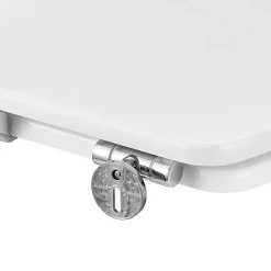 GoodHome Abattant WC avec frein de fermeture, blanc, Morava* Abattant Wc