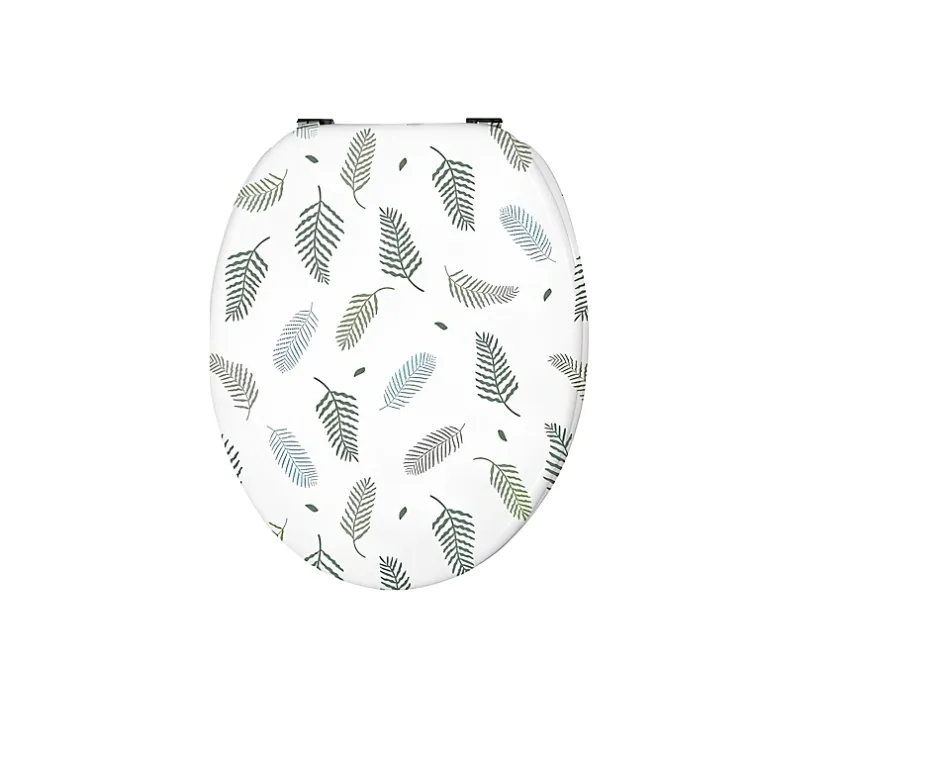 Levasseur Abattant WC avec frein de chute, coloris vert, Garden