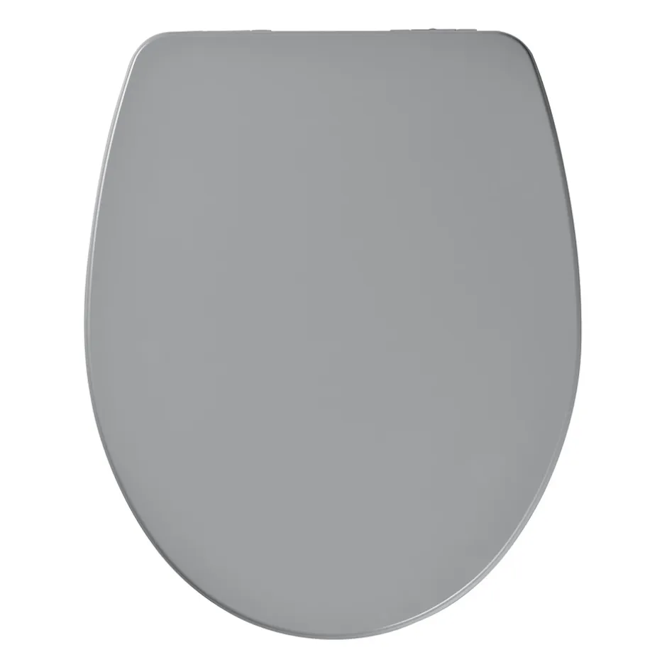 GoodHome Abattant WC avec frein de fermeture, gris, Morava* Abattant Wc