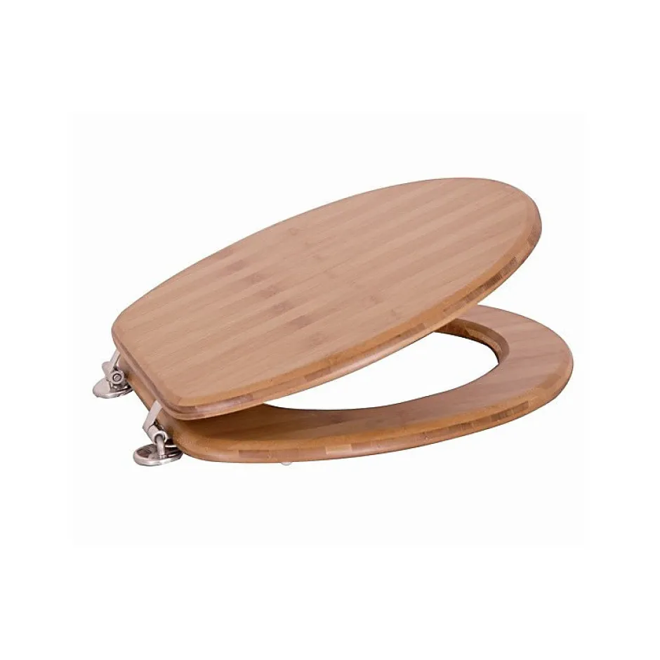 MSV Abattant wc Bambou Charnières Inox* Abattant Wc