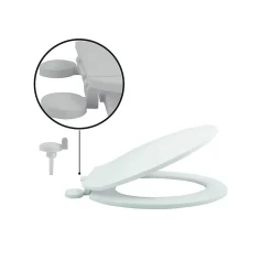 MSV Abattant wc Blanc Charnières PS* Abattant Wc