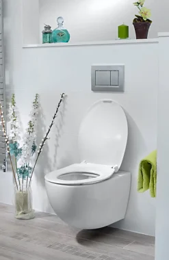 Bemis Abattant WC blanc brillant Slim