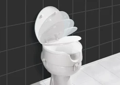 Wenko Abattant WC blanc Duroplast Secura