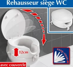 Wenko Abattant WC blanc Duroplast Secura