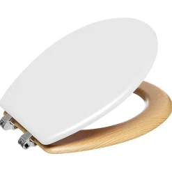 Atmosphera Abattant WC Bois + Zinc "Modern Color" Atmosphéra - Blanc* Abattant Wc