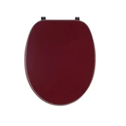 Kiamami Valentina Abattant Wc Bordeaux Mat En Mdf Compatibilité Universelle* Abattant Wc