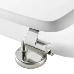 Douceur D'Intérieur Abattant wc charnieres metal 37.5 x 46 cm mdf imprime kelly Blanc* Abattant Wc
